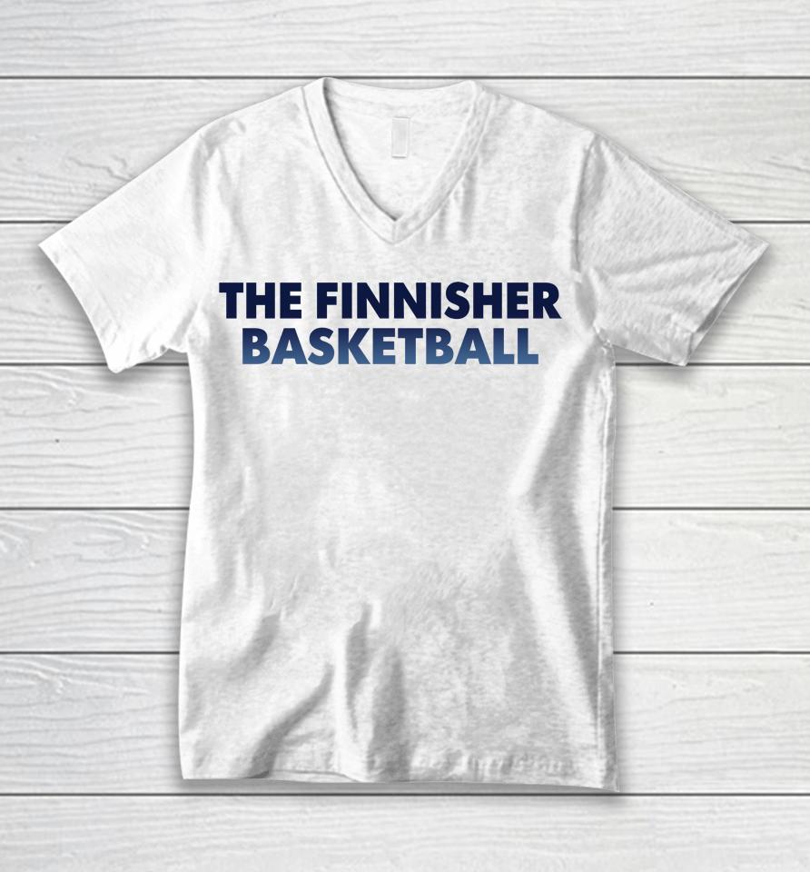 The Finnisher Basketball Unisex V-Neck T-Shirt