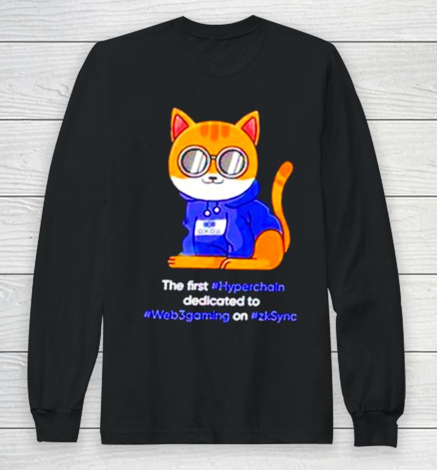 The First Hyperchain Dedicated To Web 3 Gaming On Zksync Long Sleeve T-Shirt