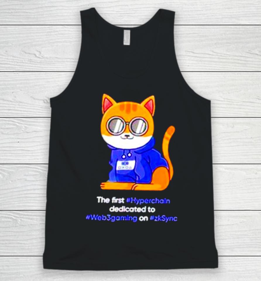 The First Hyperchain Dedicated To Web 3 Gaming On Zksync Unisex Tank Top