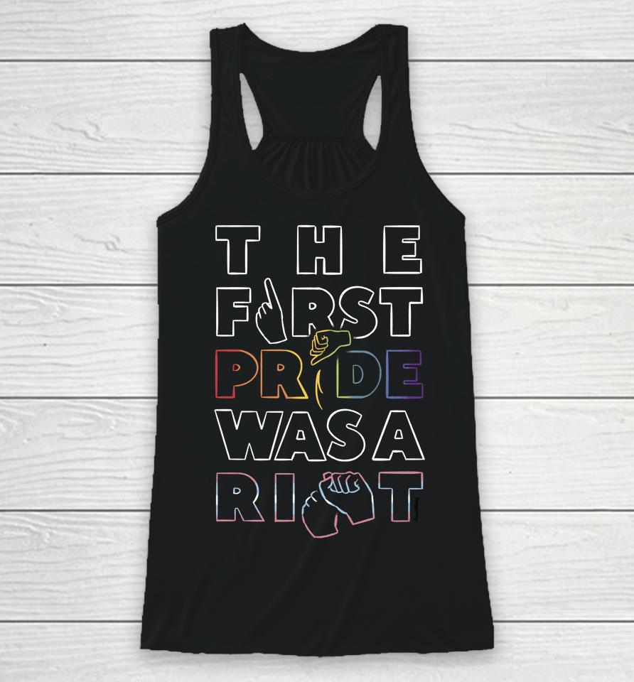 The First Pride Was A Right Racerback Tank