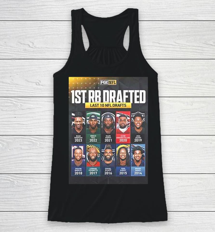 The First Rb Taken In The Nfl Draft Over The Last 10 Years Racerback Tank