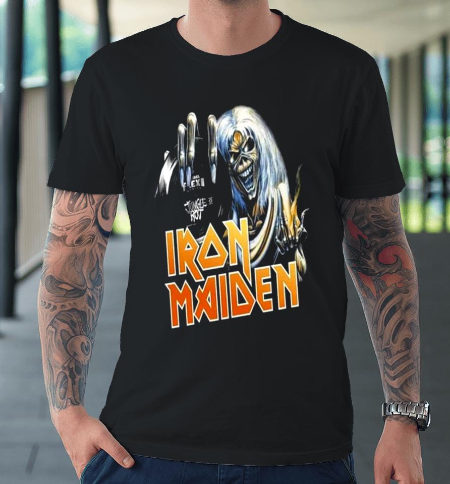 The Flexi Series Debut Of Death Metal Vets Jungle Rot Iron Maiden Premium T-Shirt