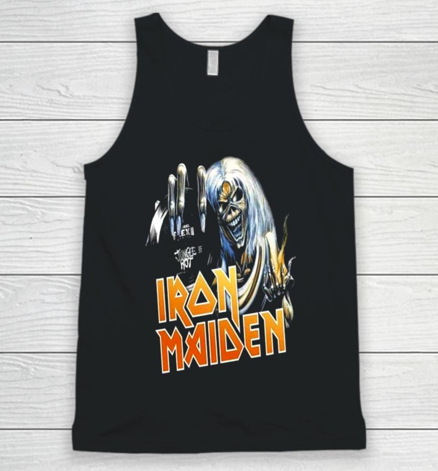 The Flexi Series Debut Of Death Metal Vets Jungle Rot Iron Maiden Unisex Tank Top
