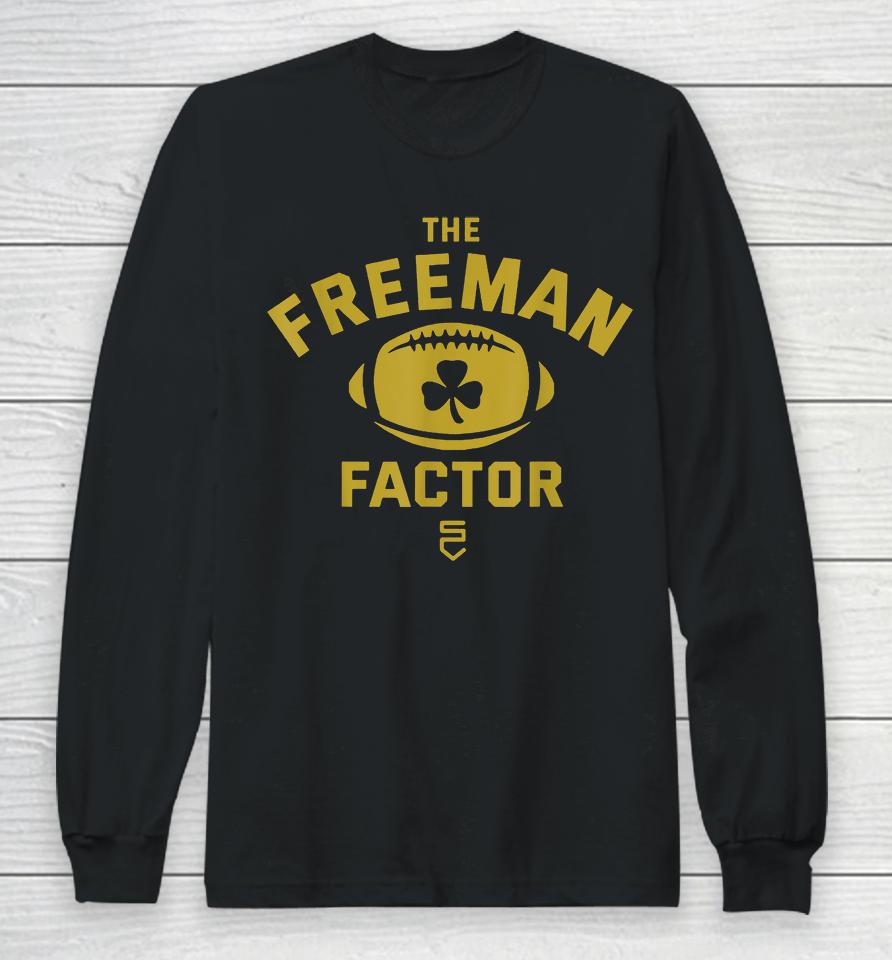 The Freeman Factor Football Long Sleeve T-Shirt