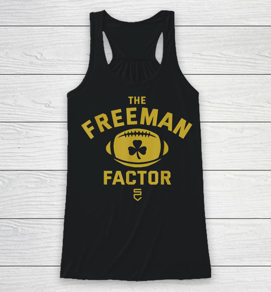 The Freeman Factor Football Racerback Tank