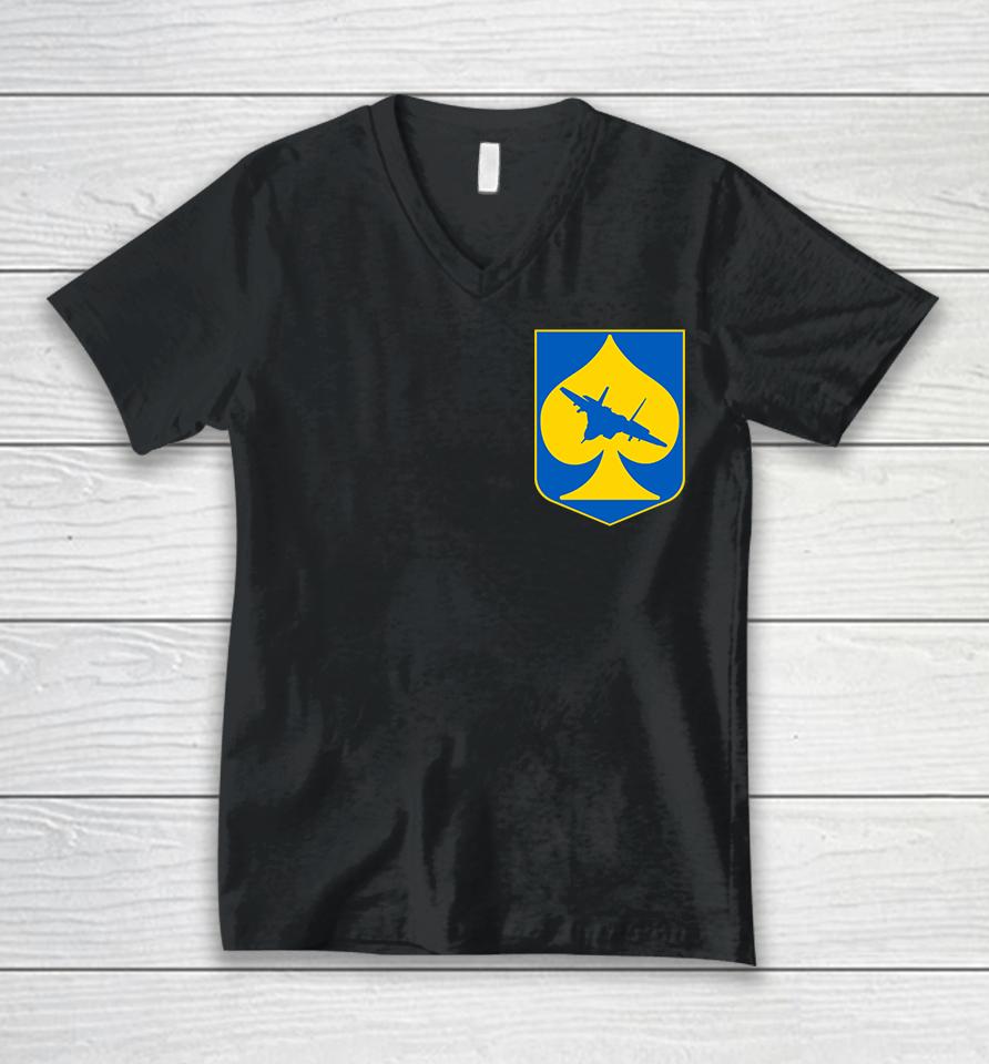 The Ghost Of Kyiv In The Pocket Unisex V-Neck T-Shirt