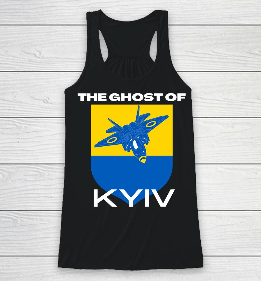 The Ghost Of Kyiv Racerback Tank
