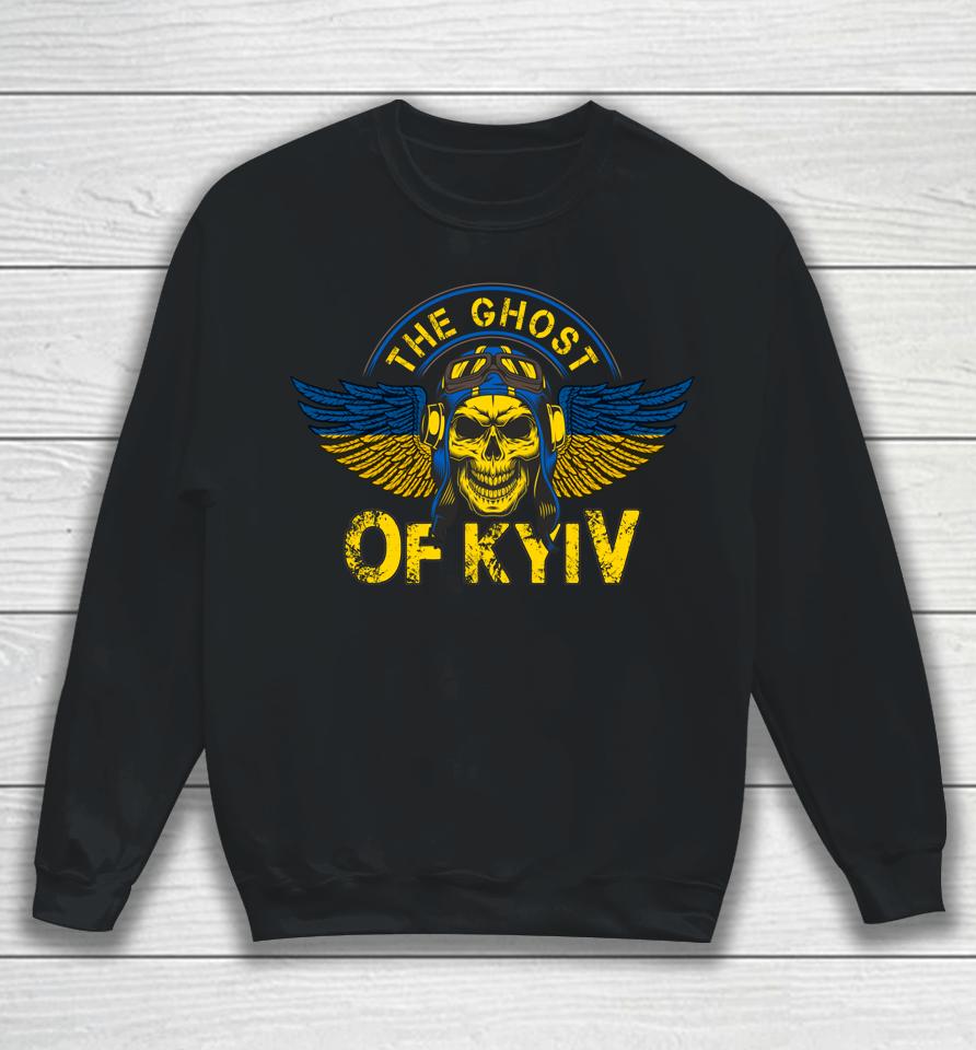 The Ghost Of Kyiv Support Ukraine Free Ukrainian Sweatshirt
