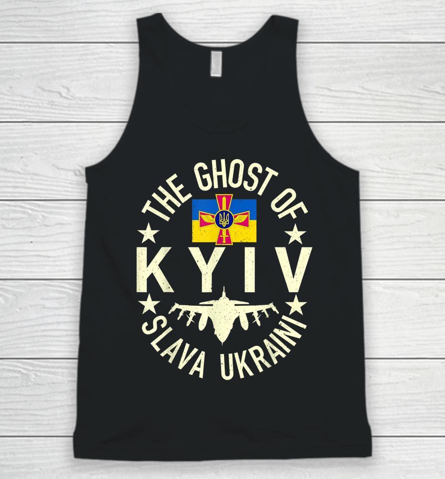 The Ghost Of Kyiv Support Ukraine Unisex Tank Top