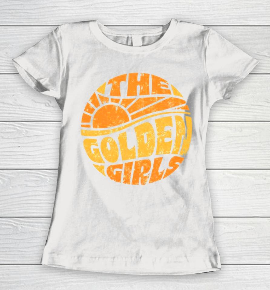 The Golden Girls Groovy Hippie Logo Women T-Shirt