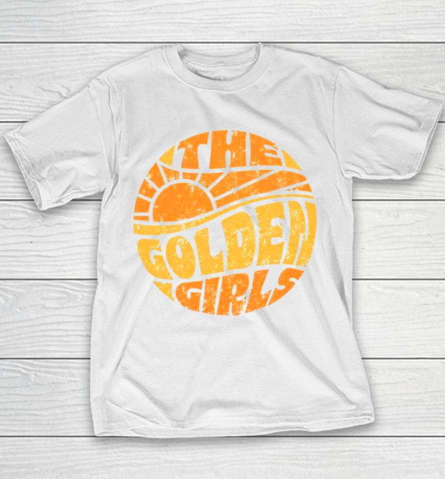 The Golden Girls Groovy Hippie Logo Youth T-Shirt
