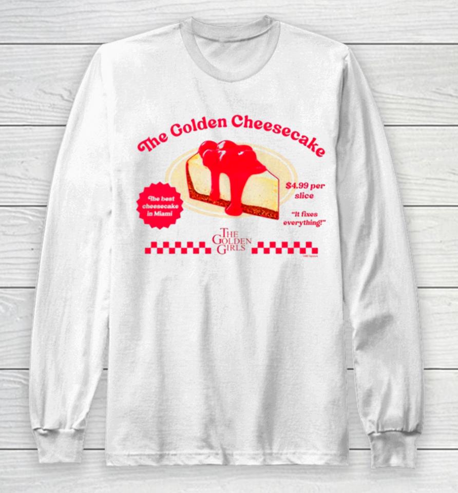 The Golden Girls The Golden Cheesecake Vintage Long Sleeve T-Shirt