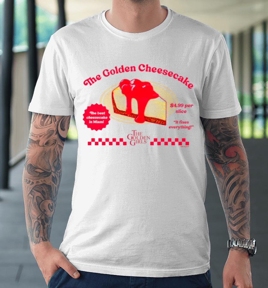 The Golden Girls The Golden Cheesecake Vintage Premium T-Shirt