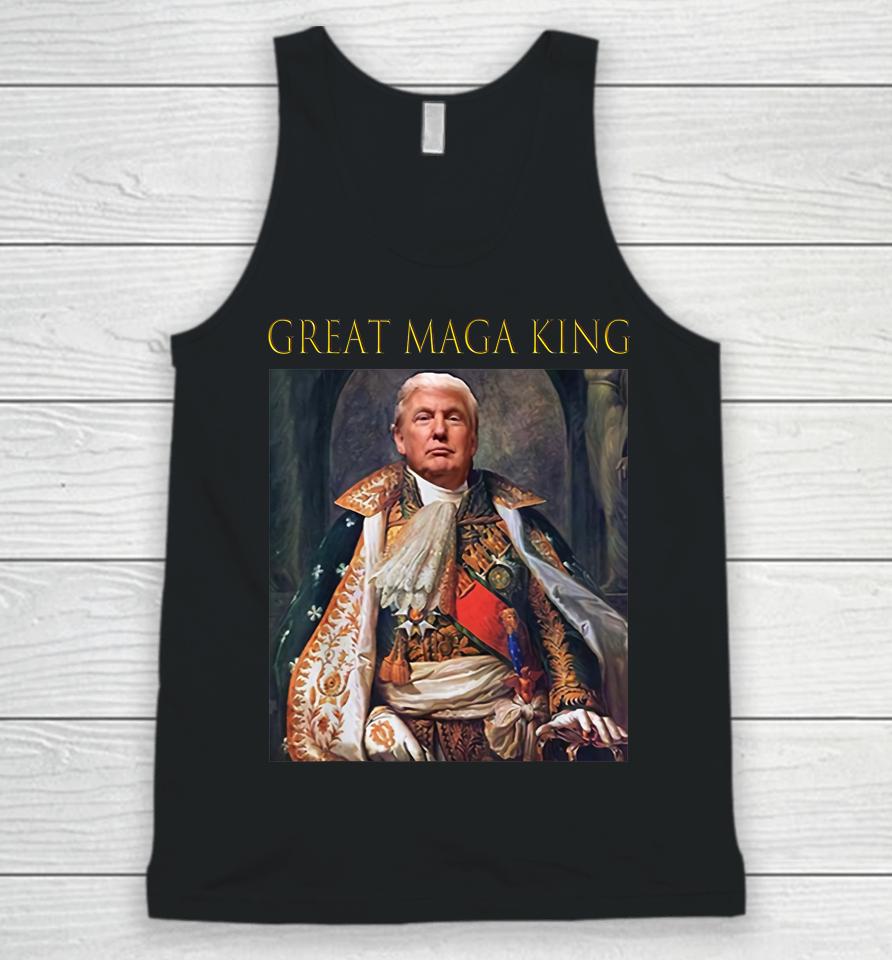 The Great Maga King Funny Trump Ultra Maga King Unisex Tank Top