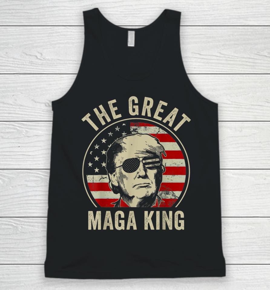 The Great Maga King Funny Trump Ultra Maga King Unisex Tank Top