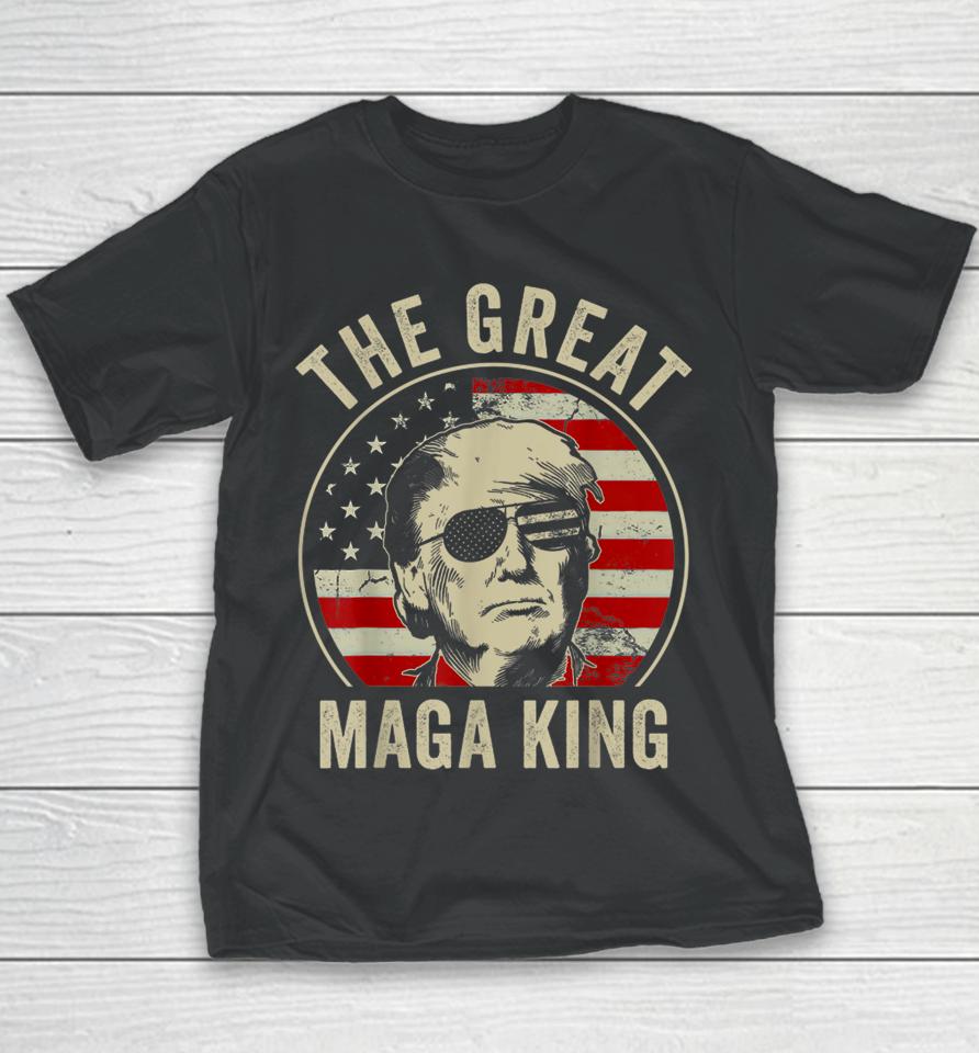 The Great Maga King Funny Trump Ultra Maga King Youth T-Shirt