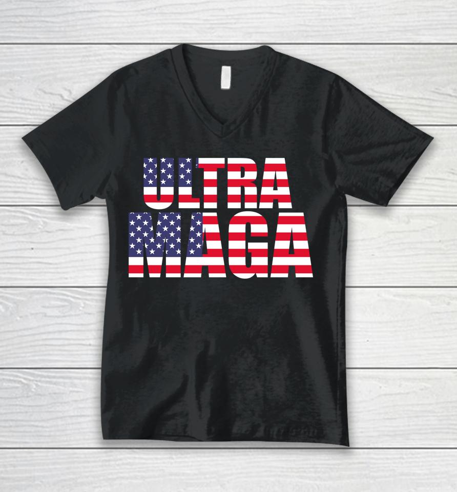 The Great Maga King Ultra Maga Republican Maga King Unisex V-Neck T-Shirt