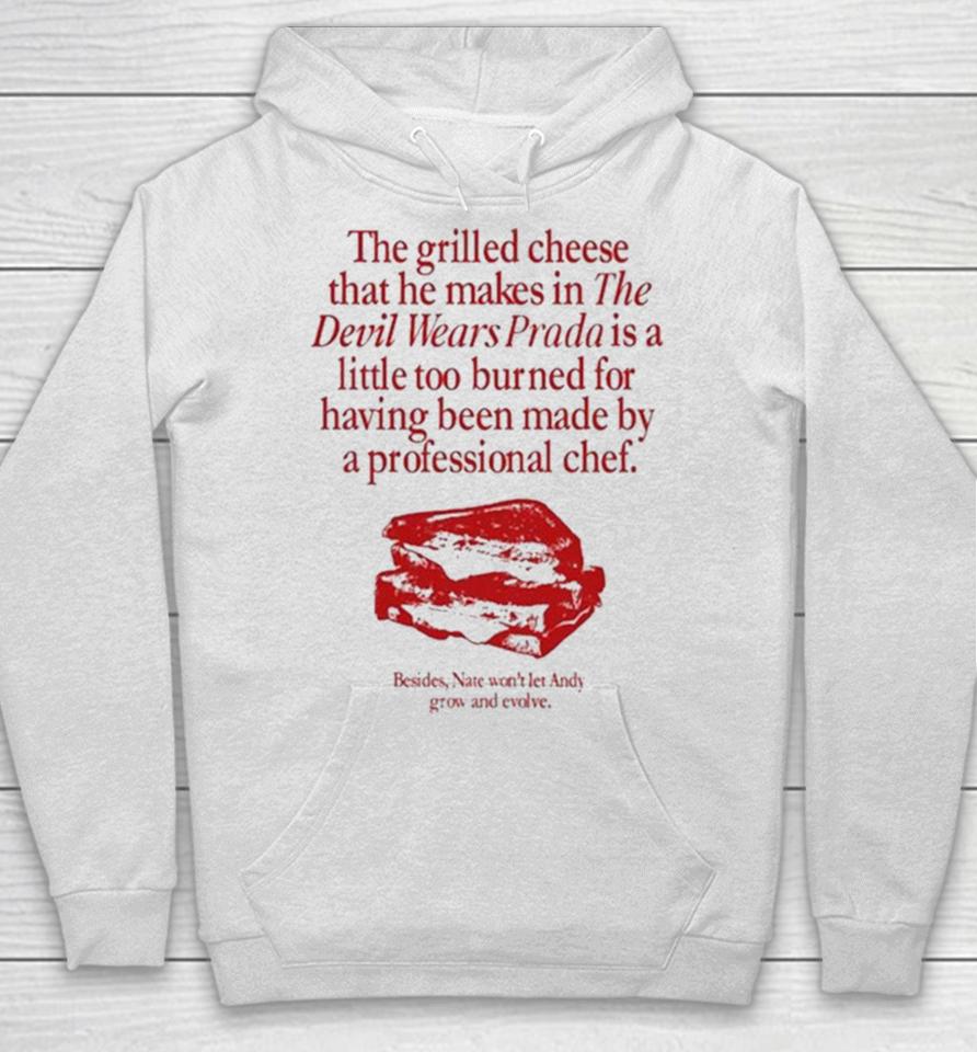 The Grilled Cheese That He Makes In The Devil Wears Prada Is A Little Too Burned Red Vintage Hoodie