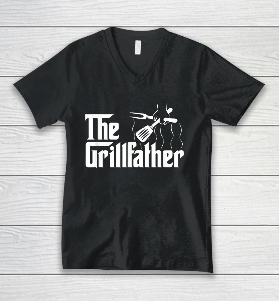 The Grillfather Unisex V-Neck T-Shirt