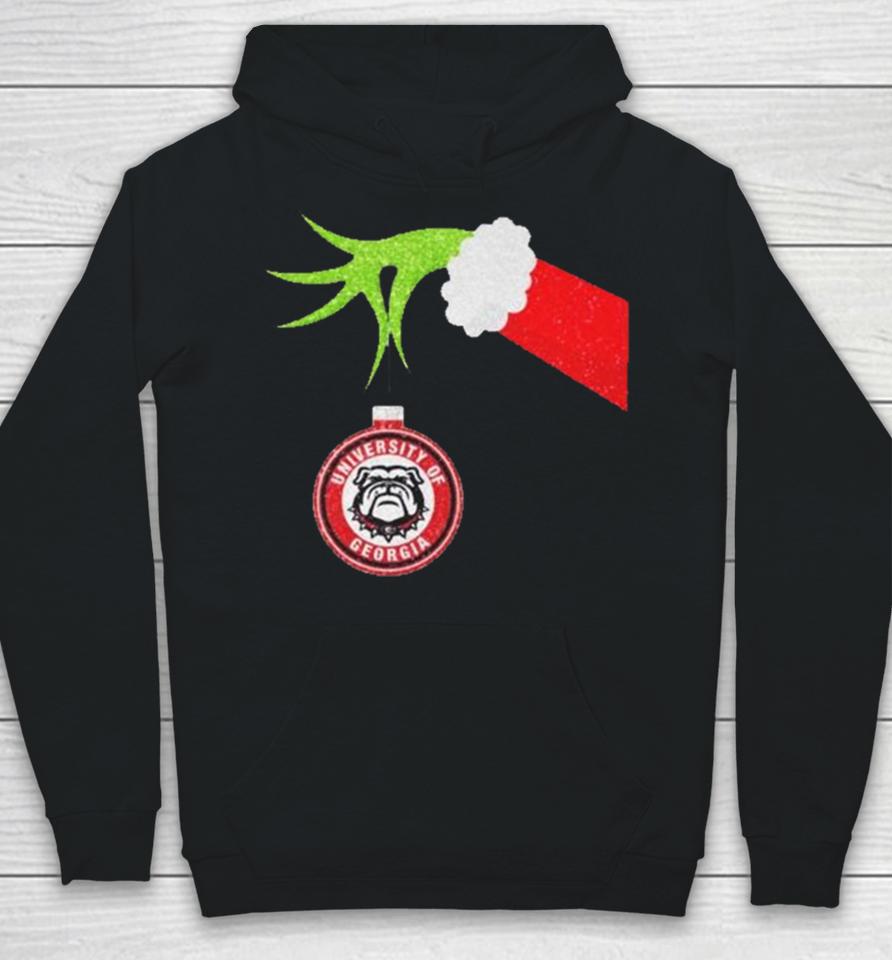The Grinch Hand Hold University Of Georgia Christmas Hoodie