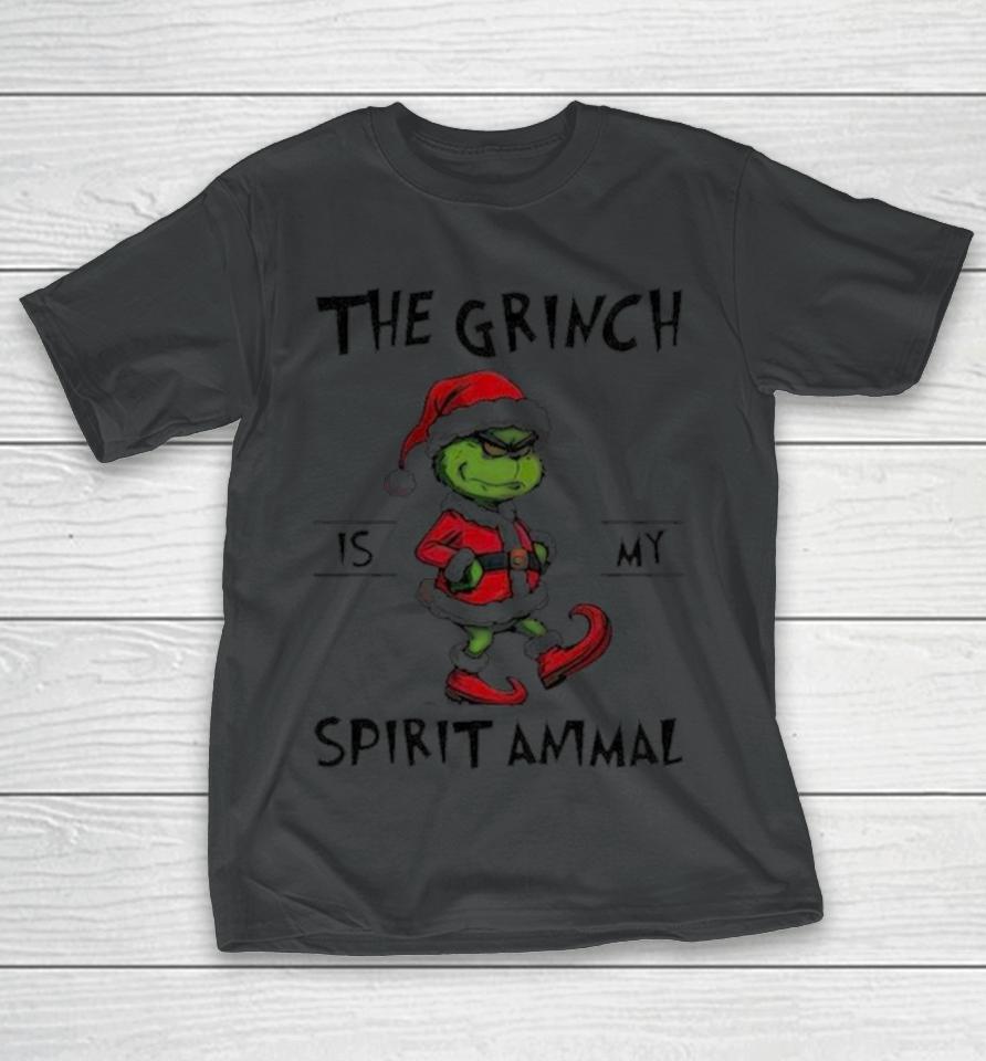 The Grinch Is My Spirit Animal Christmas T-Shirt