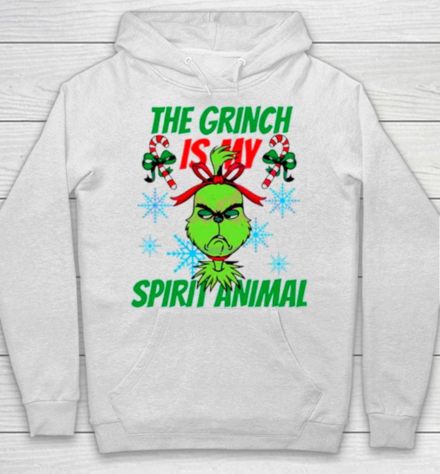 The Grinch Is My Spirit Animal Merry Christmas Hoodie