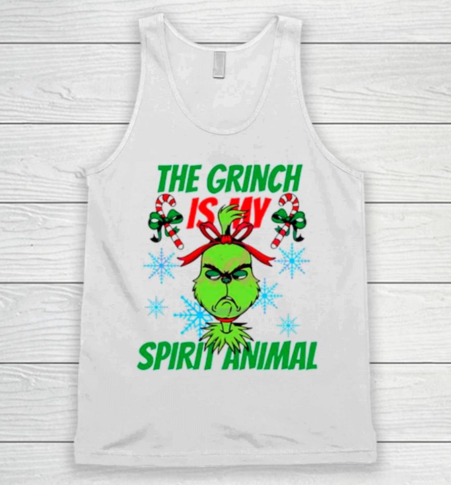 The Grinch Is My Spirit Animal Merry Christmas Unisex Tank Top