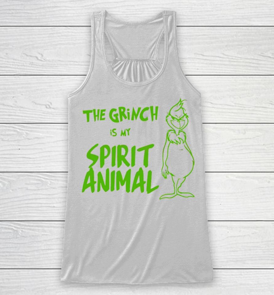 The Grinch Is My Spirit Animalshirts Racerback Tank