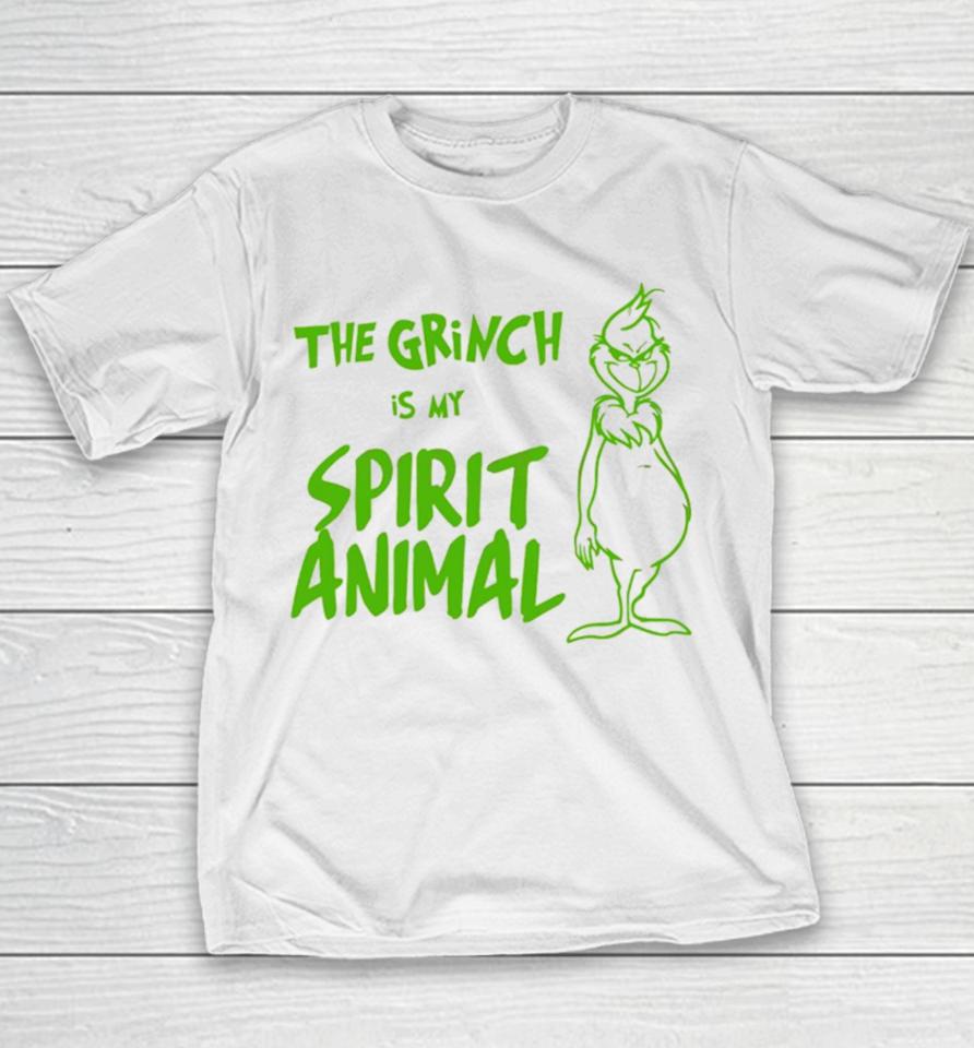 The Grinch Is My Spirit Animalshirts Youth T-Shirt