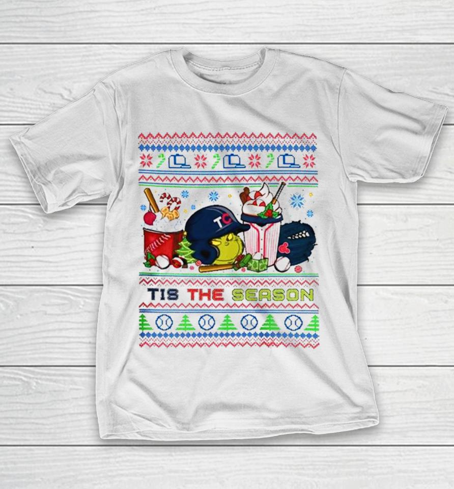 The Grinch Minnesota Twins Tis The Damn Season Ugly Christmas T-Shirt