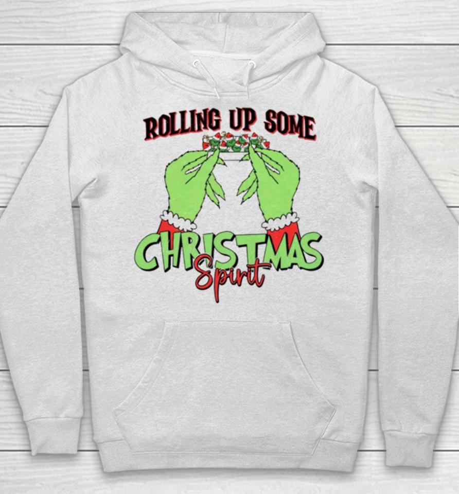 The Grinch Rolling Up Some Christmas Spirit Hoodie