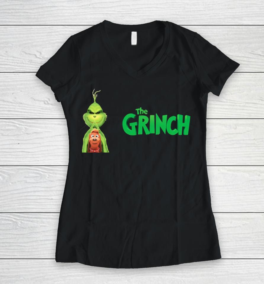 The Grinch Women V-Neck T-Shirt