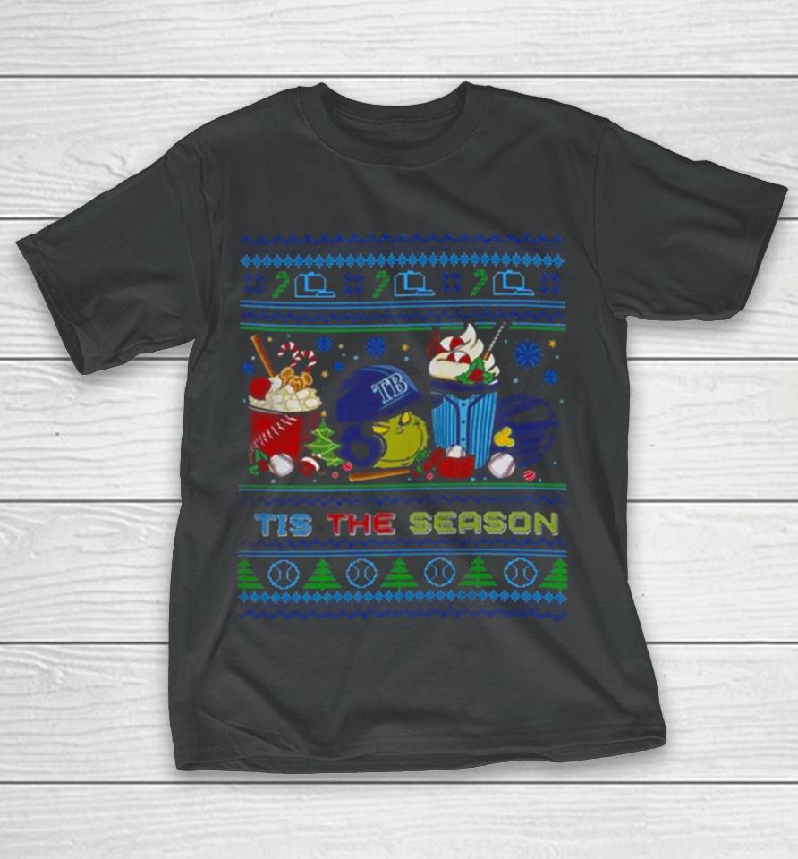 The Grinch Tampa Bay Rays Tis The Damn Season Ugly Christmas T-Shirt