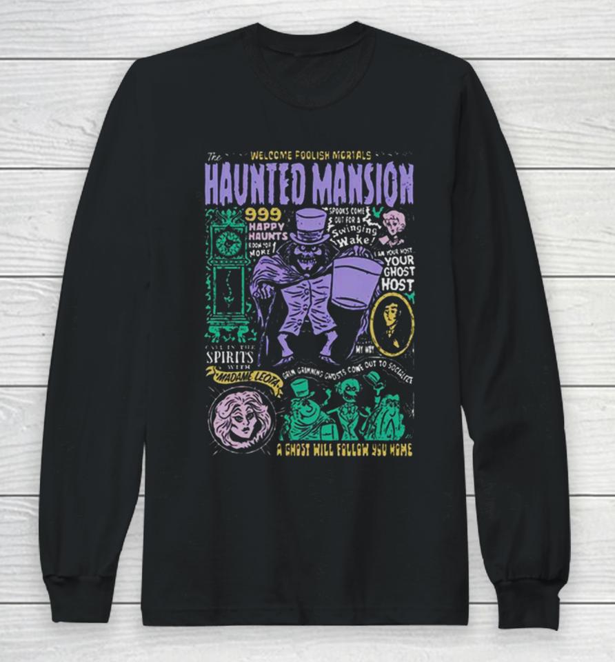 The Haunted Mansion Disneyland Halloween Long Sleeve T-Shirt