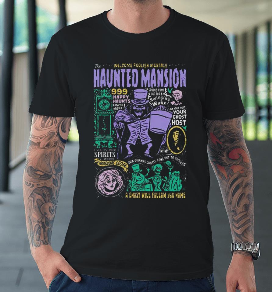 The Haunted Mansion Disneyland Halloween Premium T-Shirt