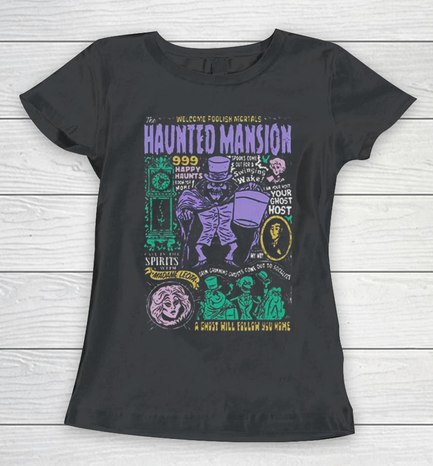 The Haunted Mansion Disneyland Halloween Women T-Shirt