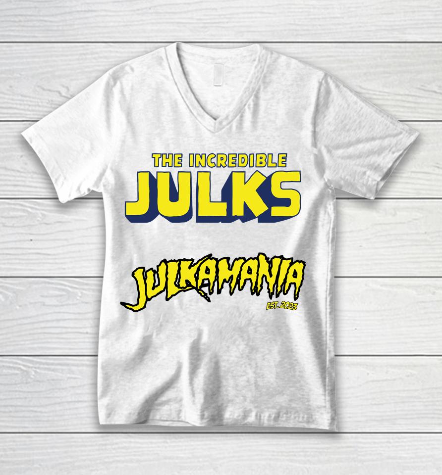 The Incredible Julks Jukamania Unisex V-Neck T-Shirt