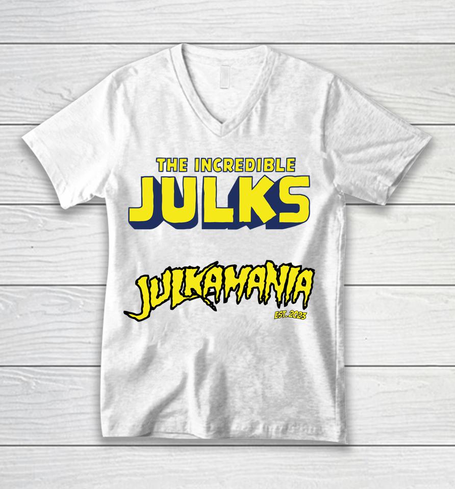 The Incredible Julks Unisex V-Neck T-Shirt