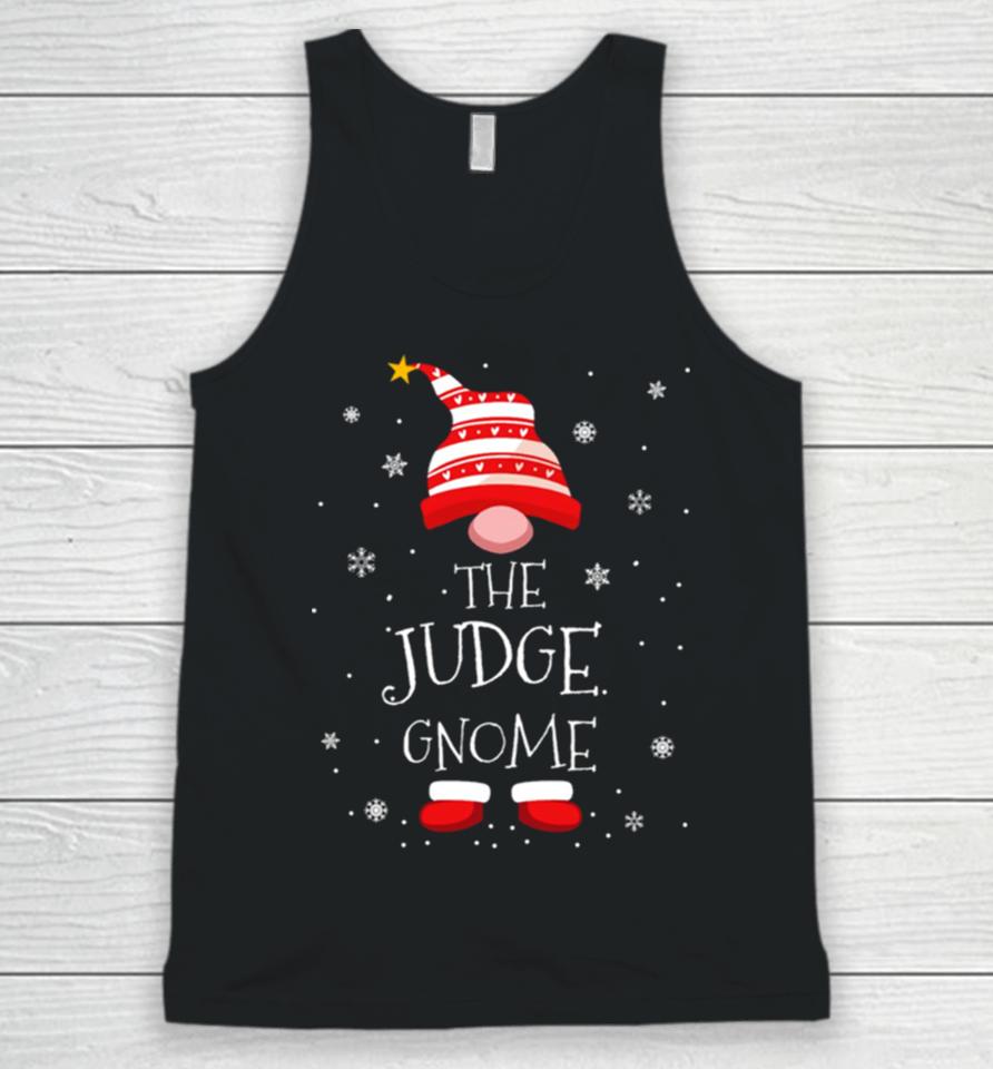 The Judge Christmas Gnome Unisex Tank Top
