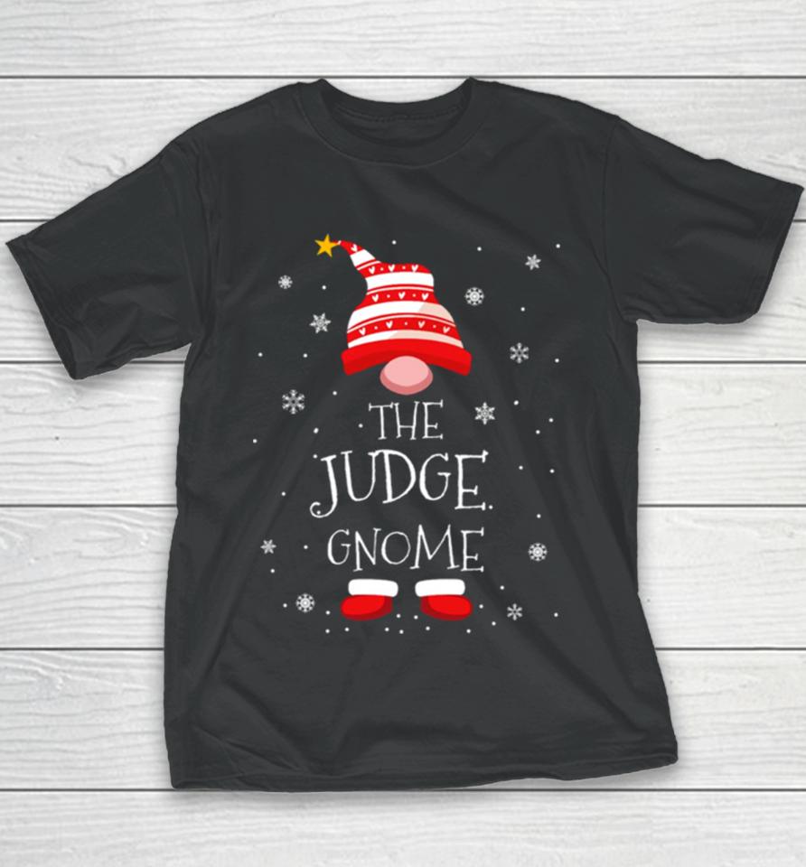 The Judge Christmas Gnome Youth T-Shirt