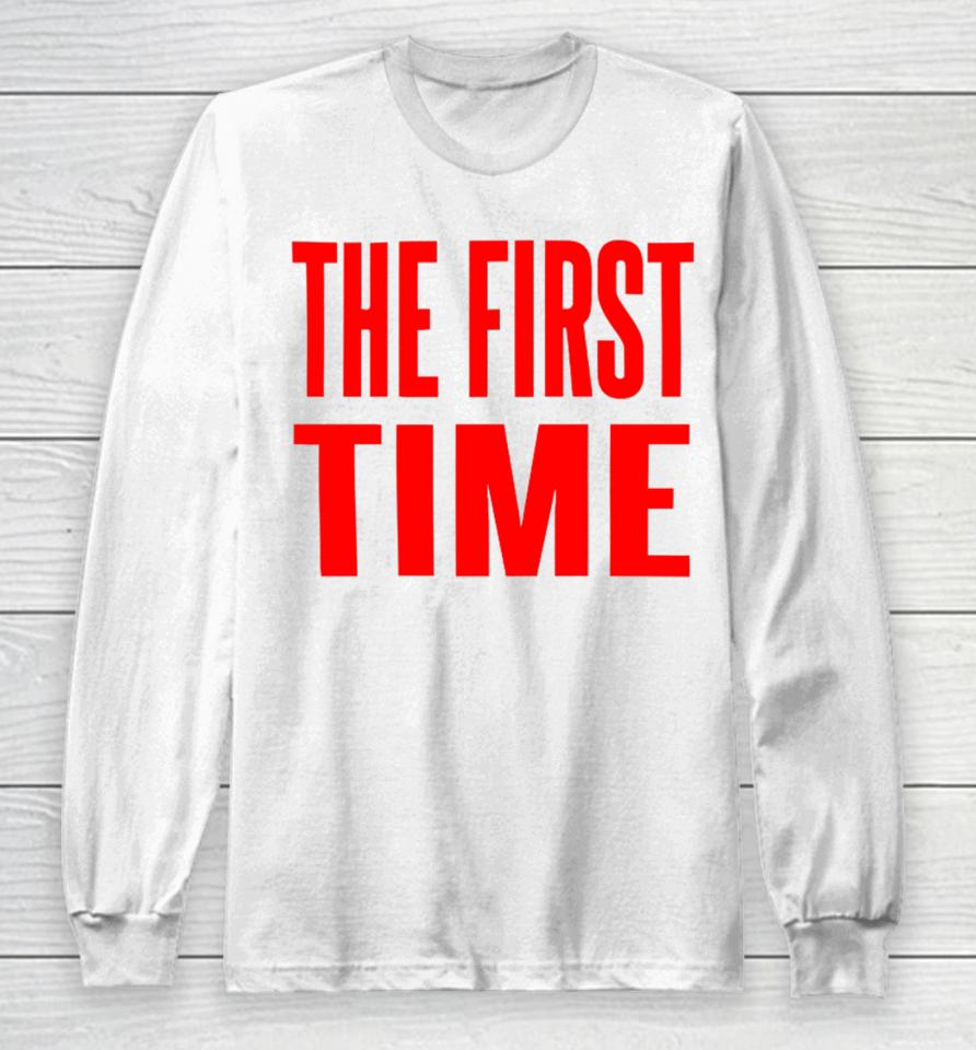 The Kid Laroi Store The First Time Logo Long Sleeve T-Shirt