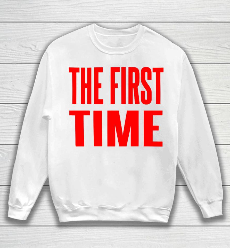 The Kid Laroi Store The First Time Logo Sweatshirt