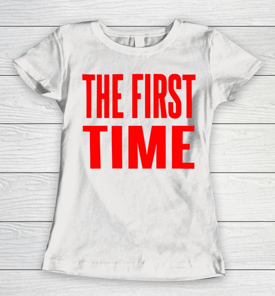 The Kid Laroi Store The First Time Logo Women T-Shirt