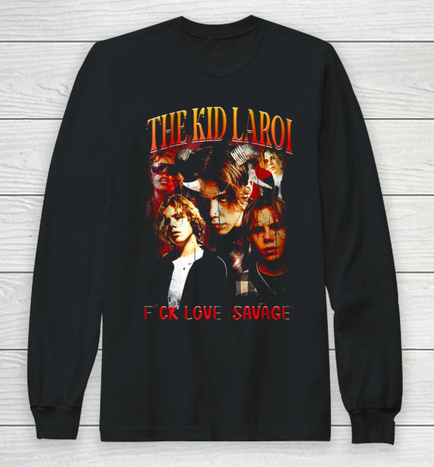 The Kid Laroi Vintage 90S Bootleg Style Long Sleeve T-Shirt