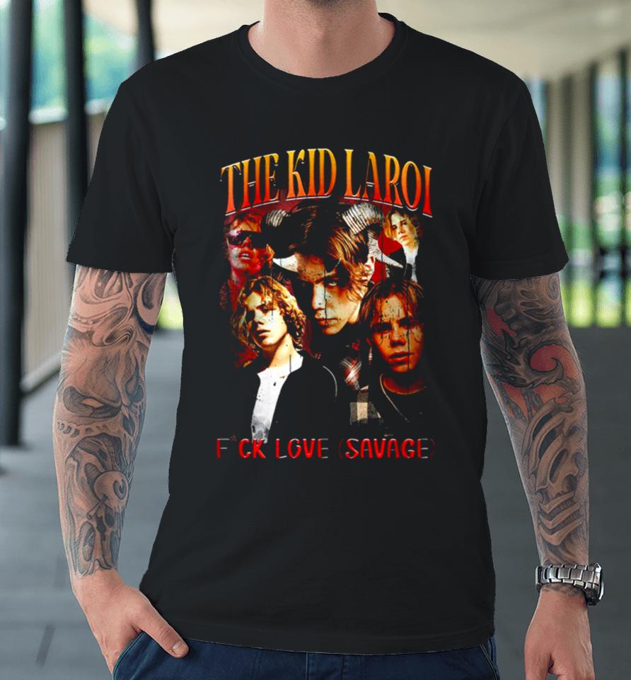 The Kid Laroi Vintage 90S Bootleg Style Premium T-Shirt