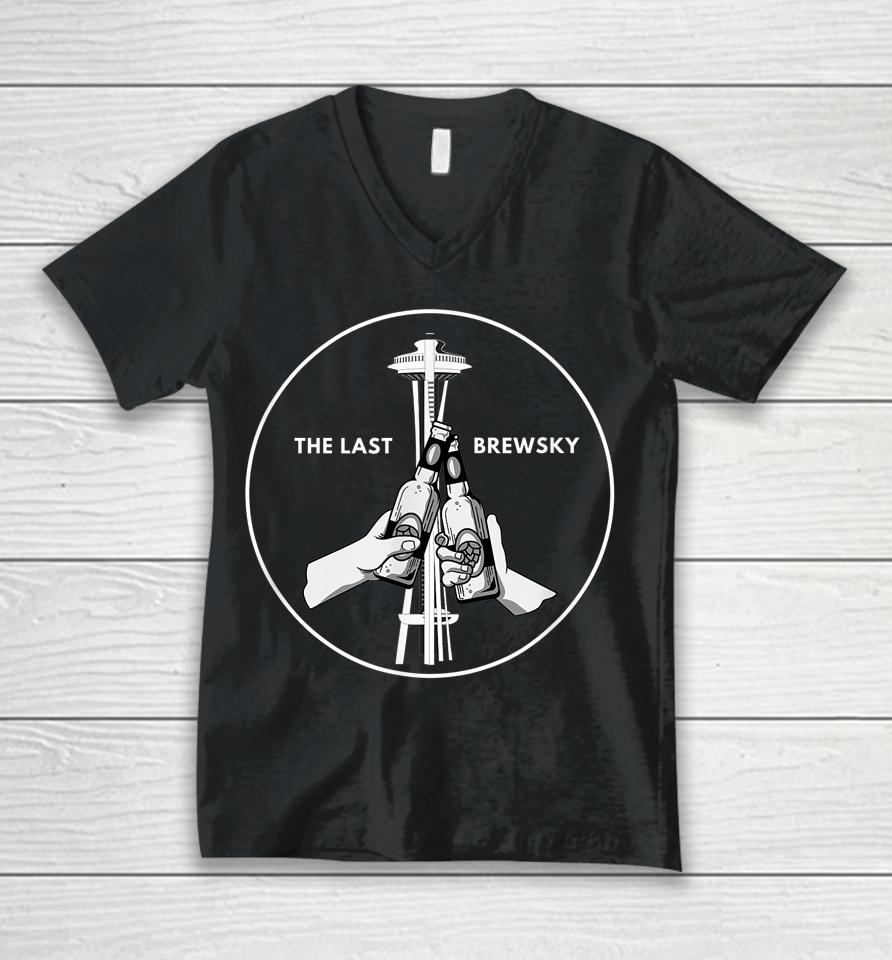 The Last Brewsky Unisex V-Neck T-Shirt
