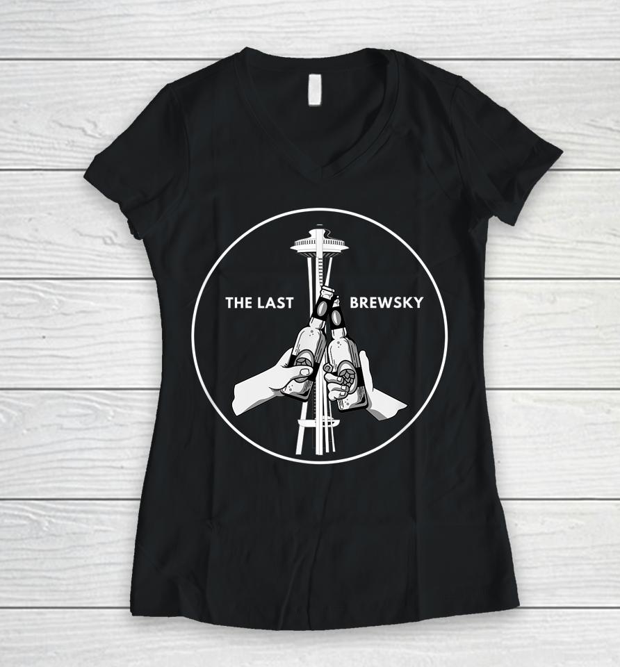 The Last Brewsky Women V-Neck T-Shirt