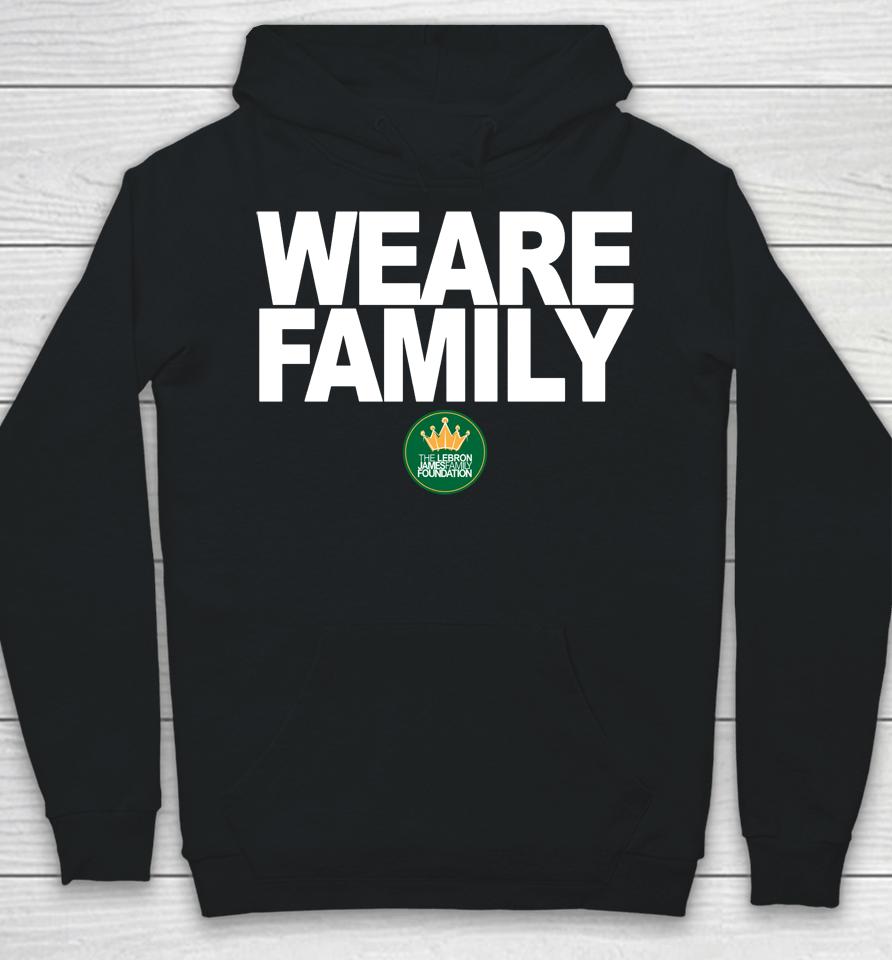 The Lebron James We Are Family Foundation Logo Hoodie
