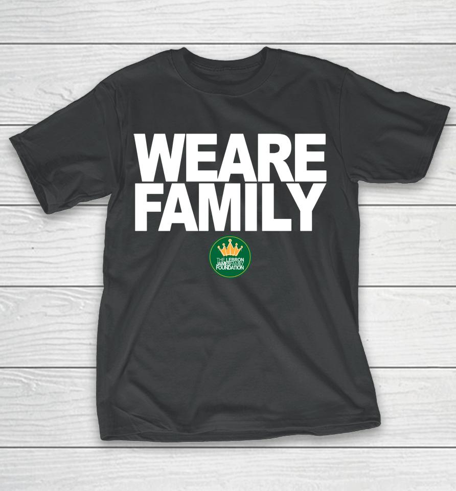 The Lebron James We Are Family Foundation Logo T-Shirt