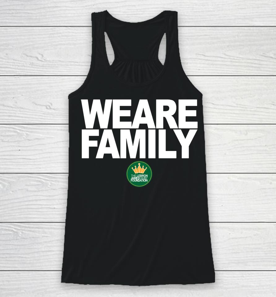 The Lebron James We Are Family Foundation Racerback Tank